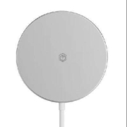 PLUS会员：京东京造 苹果无线充电器 Magsafe磁吸快充15W 适用iPhone13/12ProMax/AirPods