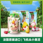 POM'POTES 法优乐 pompotes法国原装进口法优乐儿童水果泥1-3岁宝宝零食90g*8袋