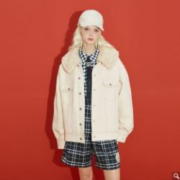 7日10点：ONLY 122454001J2G 泰迪熊联名 女士夹棉牛仔外套