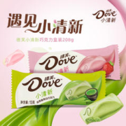 Dove 德芙 小清新 白巧克力组合装 2口味 208g（抹茶曲奇+草莓）