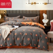 简丽（janlee）亲肤四件套床上用品双人套件床单被单被罩枕套1.5/1.8米床 梦幻