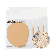 pidan猫砂 皮蛋猫砂 豆腐矿土混合猫砂豆腐膨润 土砂 吸水结团可冲厕所 【咖啡混合】2.4kg*4包