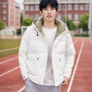 GOLDFARM 高梵 连帽工装羽绒服 3HMGFYR294C03