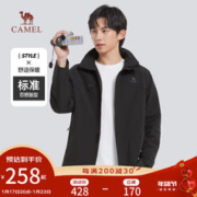 CAMEL 骆驼 摇粒绒夹克男士防水潮流户外运动休闲百搭上衣外套冬季M13CA6V049