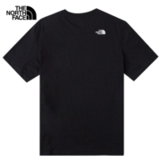 北面（The North Face）t恤短袖男装女装春夏新款上衣运动户外舒适透气圆领半袖 JK3/黑色 S/165