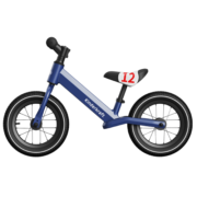 KinderKraftKK平衡车儿童滑步车无脚踏单车自行车2岁小孩蓝色充气升级款