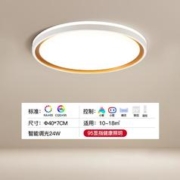 AUX 奥克斯 led客厅灯卧室灯智能全网通吸顶灯北欧现代双层透光灯饰