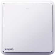 西门子（SIEMENS）灵蕴LED开关插座面板套装 【灵蕴白】单开单控带LED