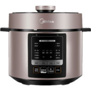 美的（Midea）电压力锅高压锅家用电高压锅双胆大容量高压电饭锅智能电压锅煮饭煮粥煲汤 【5L】YL50M3【上蒸下煮·家用2-5人】