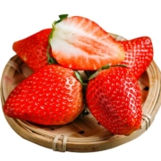 田良季 红颜99奶油草莓 3斤装 特大果（单果20-25g）