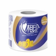 心相印 卷纸心柔3层卫生纸有芯卷筒纸厕纸整箱27卷140g家庭用手纸