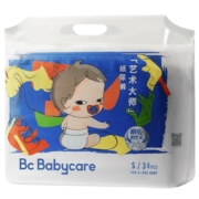 bc babycare 艺术大师 婴儿尿不湿迷你装  S-34片