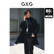 GXG 男士绵羊毛呢大衣外套 GED12631924000