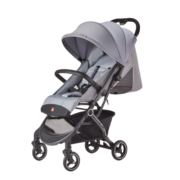 好孩子婴儿推车轻便舒适折叠伞车可坐可躺宝宝推车 深灰色全蓬透气款
