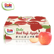 今晚20点：Dole 都乐 富士苹果礼盒 脆甜苹果水果礼盒 富士 4.5斤 12只装*4件