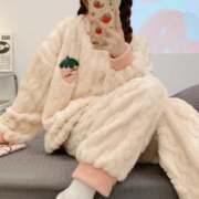 CqiuKeu 女士珊瑚绒家居服 睡衣