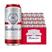 Budweiser 百威 经典红罐450ml*20听红罐啤酒包邮