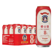爱士堡典藏8度精酿啤酒500ml*18听整箱装德国原装进口烈性啤酒