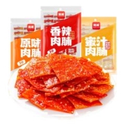 需入会、Plus会员:靖脯高蛋白猪肉脯90袋 300g