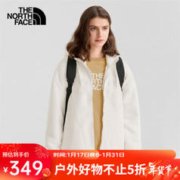 北面 女款抓绒衣 7QSJ 白色/N3N L