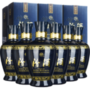 PLUS会员：汾酒 蓝汾 清香型白酒 53度475ml*6瓶 整箱装（53度仿蓝瓷）