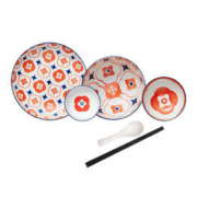 共禾京品 柿柿如意中式陶瓷餐具6件套