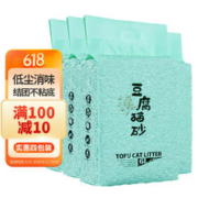 huaxu 华畜 猫砂绿茶豆腐猫砂6L*4袋