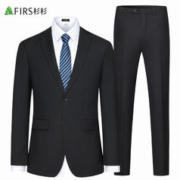 FIRS 杉杉 西服套装男士修身职业正装西装套装商务伴郎服新郎服结婚礼服男装
