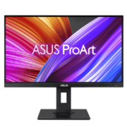 华硕ProArt 2K 27英寸 75Hz 350尼特 100%sRGB旋转升降 电脑显示器PA278QEV+爱格升显示器增高支架