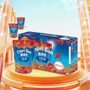 迪拜原装进口 Capri-Sun 果倍爽 0蔗糖草莓汁儿童饮料 200ml*10袋整箱*2件