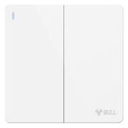 BULL 公牛 G12K212 二开双控开关 象牙白