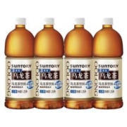 SUNTORY 三得利 乌龙茶1.25L*4瓶大瓶家用休闲乌龙茶饮料