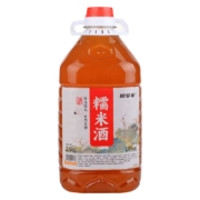 堰掌柜 湖北正宗甜米酒农家自酿原浆14度客家糯米酒醪糟高度纯米酒5斤*4件