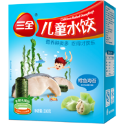plus会员：三全 儿童水饺 鳕鱼海苔口味 300g 42只 *7件