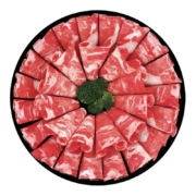 祁连牧歌 国产谷饲肥牛卷 500g/袋 牛腿部位
