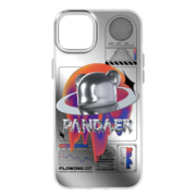 魅族（meizu）PANDAER 自由金属妙磁抗菌壳Click按键模组  自由金属-全息扫描（亮面） iPhone 14 Pro
