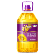 京东百亿补贴：福临门 食用油 压榨一级充氮保鲜葵花籽油6.18L 中粮出品