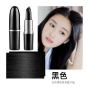 MIDO 美度 口红染发笔美发笔棒一次性临时补色遮盖白发染发膏染发棒黑色1支