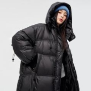 雪中飞 女式可脱卸帽羽绒服秋冬时尚2023高品质90绒羽绒服女长款
