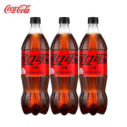 Fanta 芬达 可口可乐可乐汽水碳酸饮料整箱装大瓶家庭分享装888ml瓶装 可乐零度888mlx3瓶