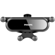 飞利浦（PHILIPS）车载手机支架出风口重力感应汽车支架导航3416 黑色