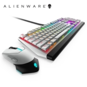 外星人（alienware）AW610M无线游戏鼠标双模充电电竞鼠标人体工学机械宏无限rgb高端外设 610M鼠标+510K键盘 白