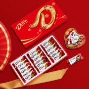 德芙（Dove）丝滑牛奶巧克力新年礼盒 4.5g*18粒