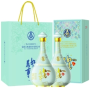 20点开始：WULIANGYE 五粮液 万事如意心和源 纯粮食白酒42度500ml*2瓶装 龙年送礼
