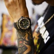 西铁城（CITIZEN） 限量绿森蚰超级自动机械 舒博™钛覆DLC不锈钢表带时尚商务男表 NB6008-82X