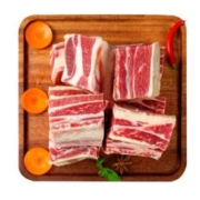 蒙鲜纪 内蒙古牛肉 肉占比80% 黄膘牛排块 2.5斤＊2件