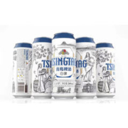 青岛啤酒 全麦白啤11度330ml*24听 整箱装 (20版) 年货送礼