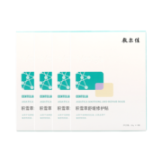 敷尔佳积雪草舒缓修护贴补水面贴膜保湿缓解肌肤敏感修护 舒缓修护水乳洁颜泡泡 四盒