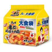 PLUS会员: 康师傅 方便面 大食袋 番茄鸡蛋牛肉面 5袋