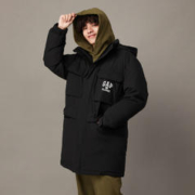 Gap 盖璞 男装冬季新款LOGO时尚连帽长款羽绒服外套836119